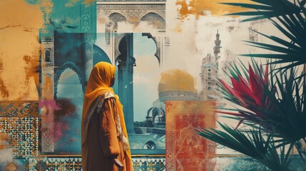 Poster - Collage arabic culture and religion