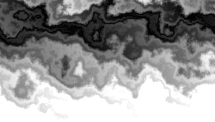 Aufkleber - Black smoke steam isolated transparent background. Fog and mist effect for text or space. Overlay with transparent background