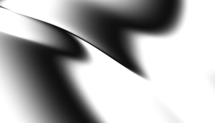 Wall Mural - blurred transparent gradient background. elegant black wavy line on transparent png overlay backgrou