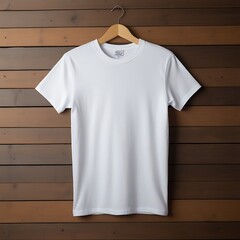 Wall Mural - Sleek & Simple Blank white T-Shirts