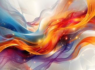 Canvas Print - Colorful abstract painting