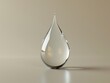 © Valentin - A single water droplet on a table
