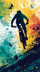 Wall Mural - Extreme sports background