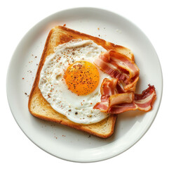 Sticker - PNG American Breakfast breakfast bread food.