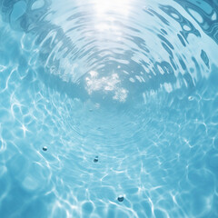 Wall Mural - a ripples in a pool of water