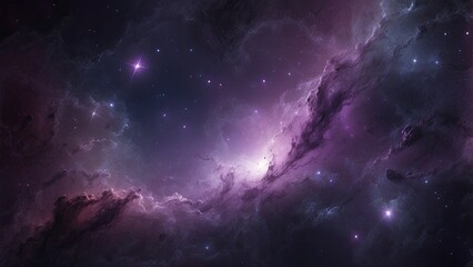 galaxy space wallpaper, in the style of dark violet and light violet, realistic usage of light and color, richly colored skies, realistic textures, generat ai