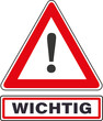 © hkama - sd44, Warnschild,Dreieckig, Warnhinweis, Warnzeichen, WICHTIG