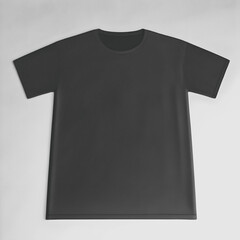 black t shirt mockup