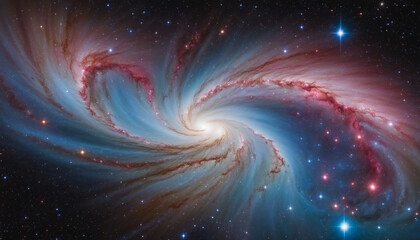 Ethereal Starlight Journey through the Celestial Universe