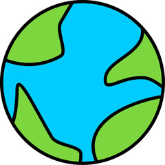 Poster - Earth Globe Icon