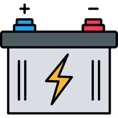 Wall Mural - Car Battery Icon