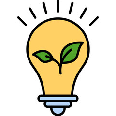 Sticker - Light Bulb Icon