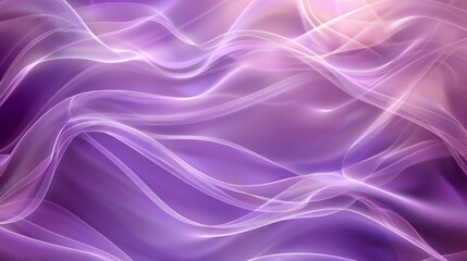 Poster - Abstract purple background with a smooth gradient, soft lines and curves, simple and elegant style, high resolution. Generative AI.