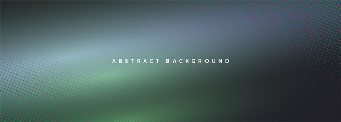 Aufkleber - Abstract green holographic gradient background with halfton. Blurred soft blend color gradation minimalist creative vector banner.