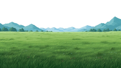 Wall Mural - PNG Grassland grassland landscape backgrounds.