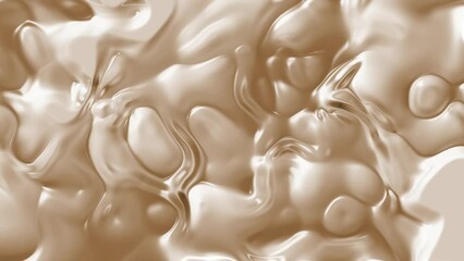 Wall Mural - Abstract gradient surface wavy animated background.