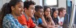 © CYBERUSS - Diverse group of students passionately engaged in a coding or programming class focused on their exciting projects and collaborative learning
