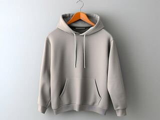 Premium Hoodie mockup, fashionable hoodie on hanger, Clothing mockup, apparel hoodie mockup