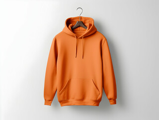 Premium Hoodie mockup, fashionable hoodie on hanger, Clothing mockup, apparel hoodie mockup