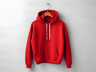 Premium Hoodie mockup, fashionable hoodie on hanger, Clothing mockup, apparel hoodie mockup
