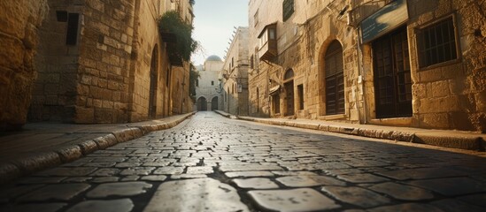 Wall Mural - Ancient Jerusalem, the Holy City. 