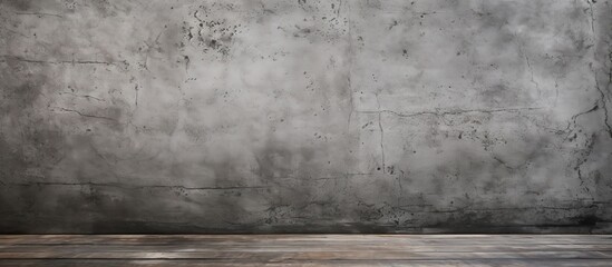 Aufkleber - Old gray textured cement floor with a weathered look, offering a rustic charm and ideal as a backdrop for copy space images.