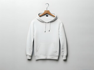 Premium Hoodie mockup, fashionable hoodie on hanger, Clothing mockup, apparel hoodie mockup