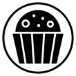 © afif - muffin glyph icon