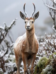 Wall Mural - deer in the woods