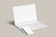 © Amigos_ - Laptop and Phone Clay Blank Mockup