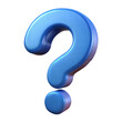 © Mari - blue question mark 3D icon