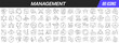 © stas111 - Management line icons collection. Big UI icon set in a flat design. Thin outline icons pack. Vector illustration EPS10