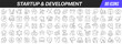 © stas111 - Startup and development line icons collection. Big UI icon set in a flat design. Thin outline icons pack. Vector illustration EPS10
