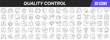 © stas111 - Quality control line icons collection. Big UI icon set in a flat design. Thin outline icons pack. Vector illustration EPS10