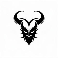 Wall Mural - satanic symbol. logo. icon. design. art. tatto. satan. devil. religion. magic. Baphomet. angle. 666. ai