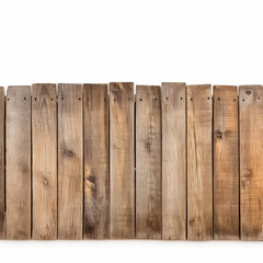 Wall Mural - A wooden fence with many wooden posts