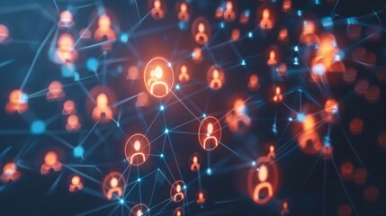Modern Technology Concept: World wide web concept, network connection.