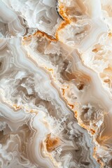 Wall Mural - A detailed look at the texture and patterns on a marble surface, ideal for use in designs where a luxurious or natural feel is desired