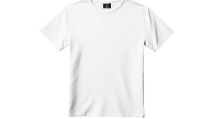 white t shirt isolated