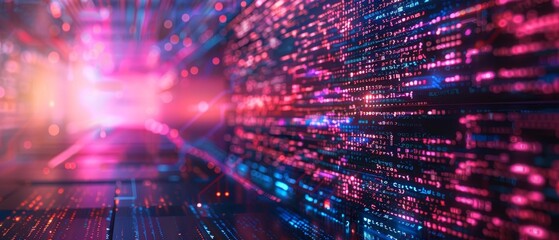 Modern Technology Concept: Programming code abstract technology background of software developer and Computer script