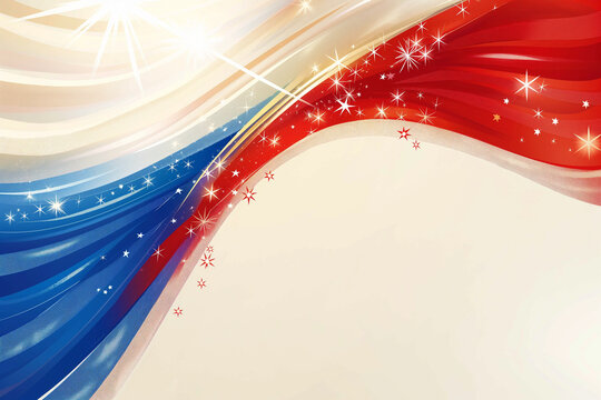 Happy independence day Russia. Russian flag. vector illustration design. (Russian translation: 12 June Russia day)