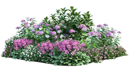 Wall Mural - pink and purple flowers