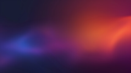 grainy gradient background purple orange vibrant abstract glowing color wave black dark backdrop, no