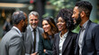 © Mihai Zaharia - Diverse Business Professionals Engaging in Lively Conversation