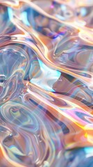 Wall Mural - an abstract texture that looks like the surface of a bubble, with a soft, iridescent sheen and a sen