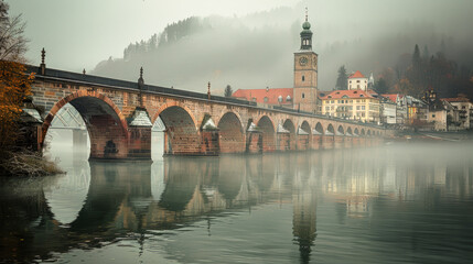 Wall Mural - Old bridge in Heidelberg