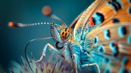 Wall Mural - Close-up of a butterfly