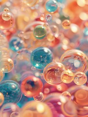 Canvas Print - Bubbles in the Air