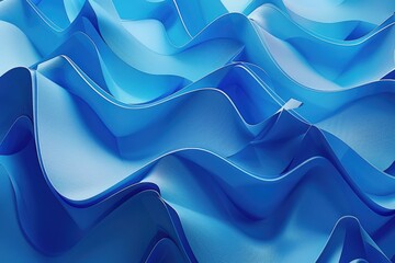 Blue wave pattern