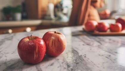 Wall Mural - apples on the table